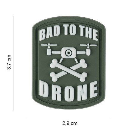 Патч 3D PVC "Bad to the Drone" Small | 101 INC