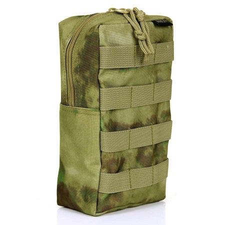 101 INC MOLLE Vertical Accessory Pouch - HDT-Camo FG