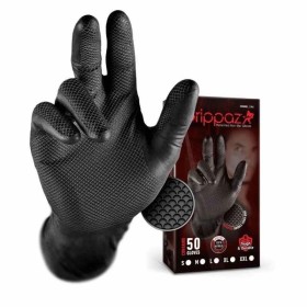 Ühekordsed nitriilkindad Grippaz 246BK 0,15mm (50 tk)