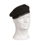 Classic matte black commando beret.