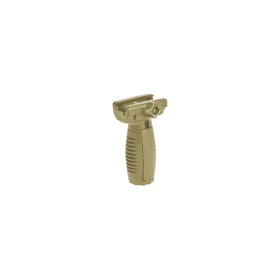 Studio view of the CAA Tactical MVG short vertical grip showing the polymer body and rubberized texture.