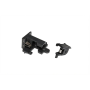 Top-down angle highlighting the precision-molded polymer base and metal contact terminals.