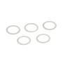 Close-up studio view of the RetroArms INOX pad hop-up chamber washers.