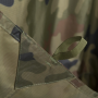 Detail shot of an alternative reinforced corner or edge fixation loop with robust reinforcement.