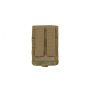 Studio product shot of the Multicam pouch from the back, detailing the robust MOLLE fastening system.
