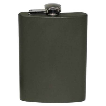 Steel Flask, stainless steel, OD green, 225 ml