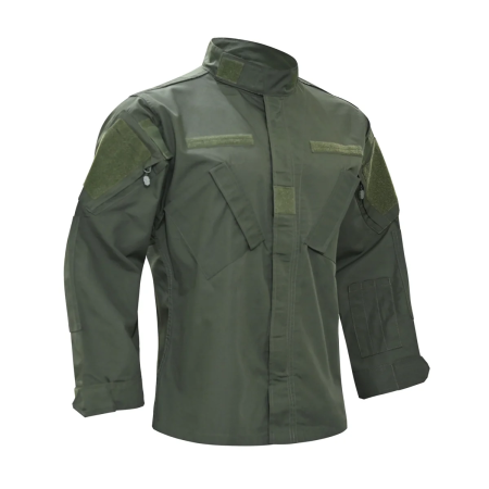 Three-quarter studio product shot of the olive green variant, displaying both the front and side profile.