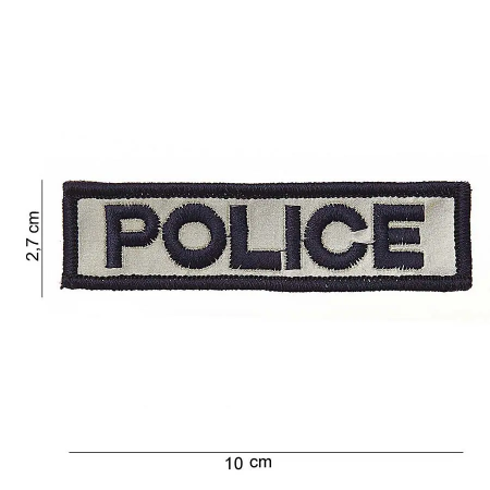 Helkuriga õmmeldav embleem Fostex Police (27x100 mm)