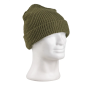Flat studio shot of the Mil-Tec Watch Hat in tactical Olive Green.