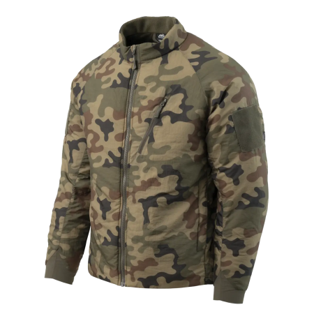 Куртка Helikon-Tex Wolfhound в польском камуфляже Woodland (Pantera) на манекене.