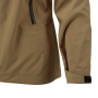 Close-up showing the hook-and-loop adjustable cuff and side chest pocket.