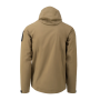 Rear view of the Helikon-Tex Squall Hardshell Jacket on a mannequin.