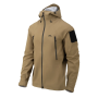 Куртка Helikon-Tex Squall Hardshell в цвете койот на манекене спереди.