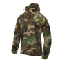 Куртка-анорак Helikon-Tex Windrunner в американском камуфляже Woodland на манекене.