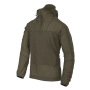Taigarohu roheline Helikon-Tex Windrunner anorakk eestvaates mannekeenil.