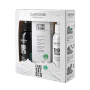 The LOWA Care Set Eco shoe care kit inside its original retail box packaging.