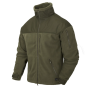 Флисовая куртка Helikon-Tex Classic Army оливкового цвета (Olive Green), вид спереди.