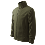 Флисовая куртка Malfini Jacket 501 цвета милитари/защитный (Military Green), вид спереди в пол-оборота.