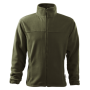 Malfini Jacket 501 fliisjakk sõjaväerohelises värvitoonis (Military Green), eestvaade.