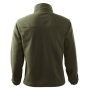 Вид сзади на флисовую куртку Malfini Jacket 501 цвета милитари/защитный (Military Green).