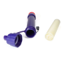 Close-up of the hollow fiber filter cartridge removed from the main body.