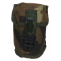 Front view of the genuine Dutch Army DPM grenade pouch with quick-release buckle closure.