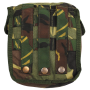 Back view of the Dutch DPM medium utility pouch showing the 3-strap MOLLE attachment system.