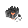 View of the full Thunder B Sonic grenade package including the metal core mechanism, safety pins, and replacement outer shells.