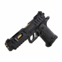 Umarex UX 2011 CO2 Air Pistol (4.5mm BB, Gold Barrel) practice shooting