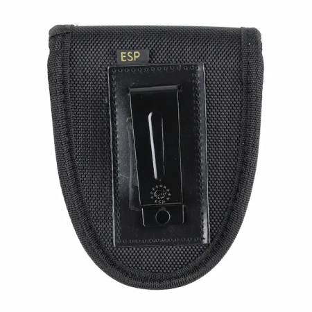 ESP HMH-01 Ballistic Nylon Handcuff Pouch with Metal Clip black