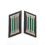 East German Grenztruppen officer collar tabs pair.