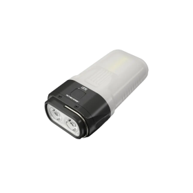 Nitecore LR70 esikülje vaade koos kahe SST40 otsingulambi LED-iga.