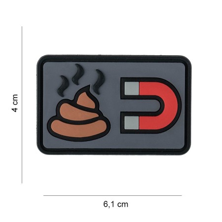 101 INC Patch 3D PVC Shit Magnet