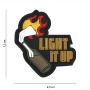 101 INC Patch 3D PVC Light It Up Black