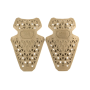 Вид спереди тактической вставки-наколенника D3O P12 с отверстиями TriVent