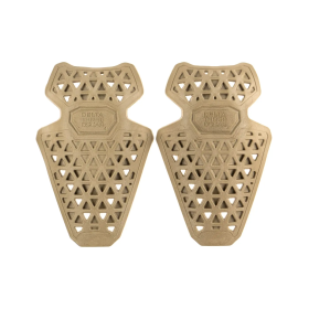 Front view of the D3O P12 tactical knee pad insert showing TriVent ventilation holes