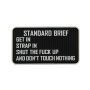 JTG 3D PVC embleem Standard Brief