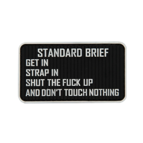 JTG 3D PVC embleem Standard Brief