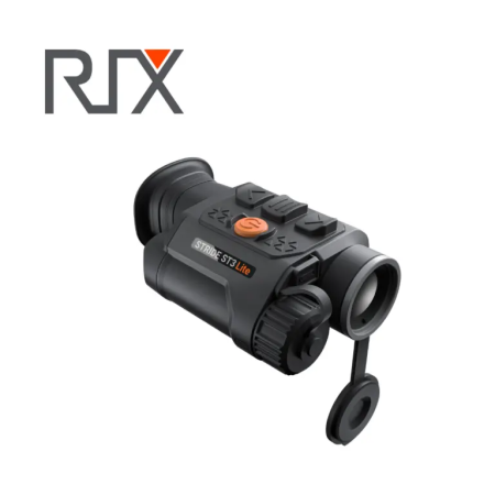 RIX Stride ST3 Lite compact thermal monocular front view showing overall housing and construction.