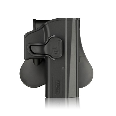 Amomax paddle holster for CZ P-07 or CZ P-09 pistols, black