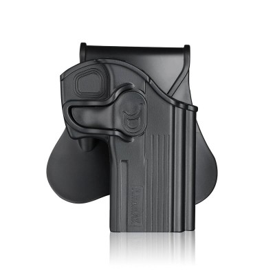 Amomax paddle holster for Taurus 24/7; CZ 75D Compact pistols, black