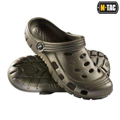 M-Tac rubber clogs, military green