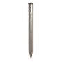 Front-facing product view of the steel tent peg, highlighting its sturdy metal shaft and durable hook design.