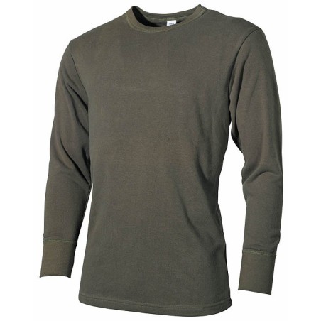 Bundeswehr Undershirt, winter, OD green, short sleeves