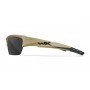 Wiley X WX Valor 2.5 eyewear, tan frame, Grey/Clear/Light Rust lenses 1
