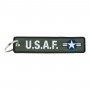 Keychain, "USAF", green