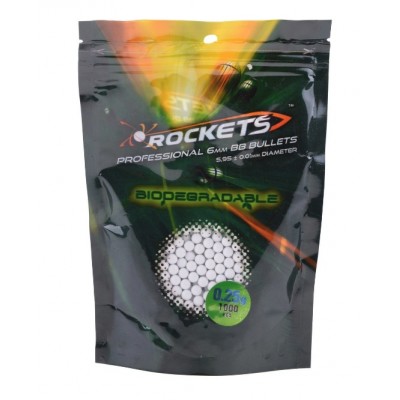 Rockets Professional 0,25g Bio BB pellets - 1000pcs