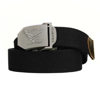 101INC Style 12 belt with U.S. Air Force buckle, black