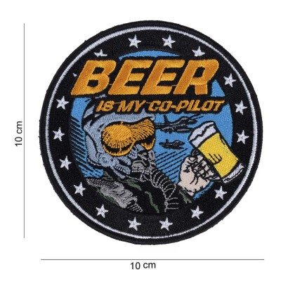 Fostex Riidest embleem, "Beer is my Co-pilot"