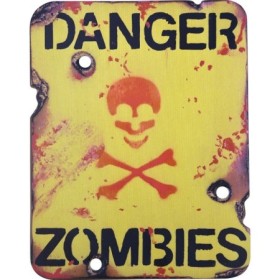 Знак "Danger Zombies"